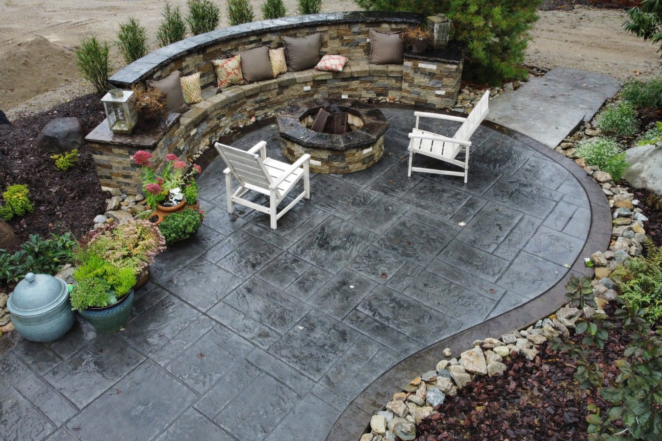 Concrete patio construction in Ventura, CA
