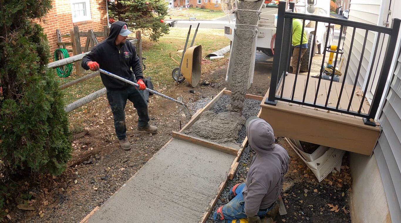 Local concrete contractors installing steps in Ventura, CA